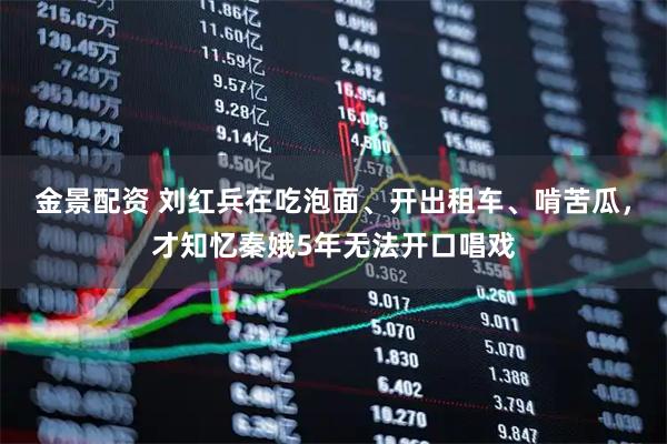 金景配资 刘红兵在吃泡面、开出租车、啃苦瓜，才知忆秦娥5年无法开口唱戏